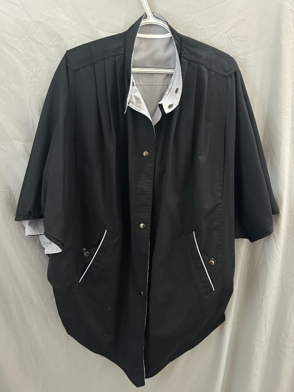 Vintage Reversible Poncho Jacket by Winterset One Size Fits All